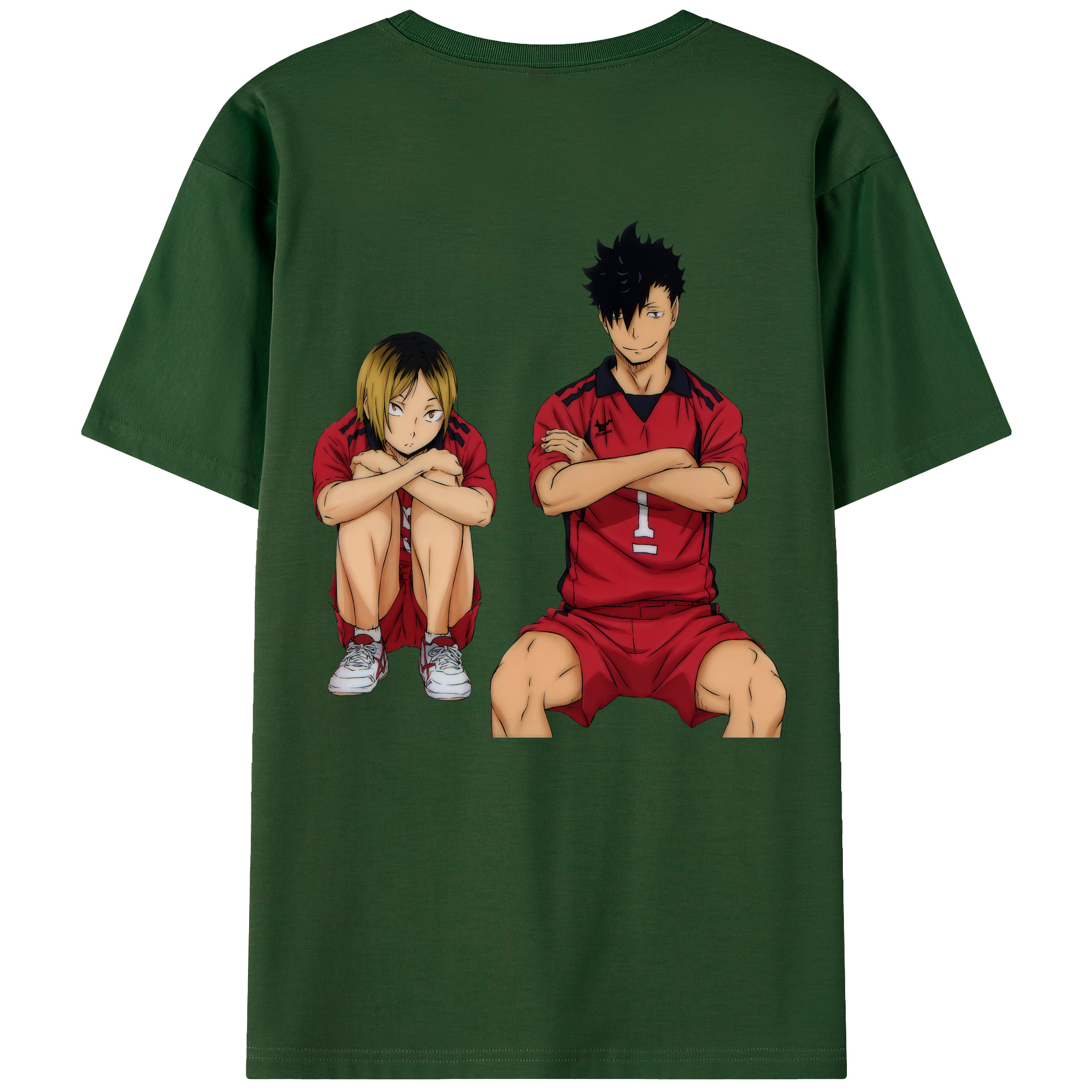 （画像用） ハイキュー!! Haikyu!! 綿100％半袖Tシャツ（背面プリント）